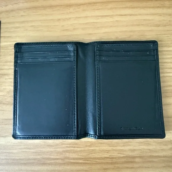 Ermenegildo Zegna Black Leather Wallet GENTLY USED display picture 1